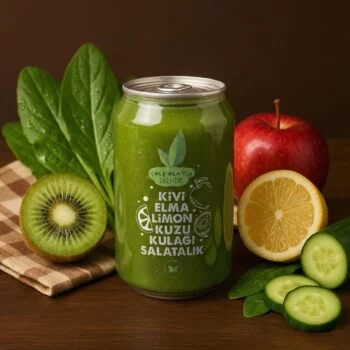 Kivi Elma Limon Kuz Kulağı Salatalık