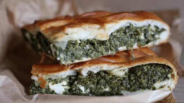 Glutensiz ıspanaklı börek