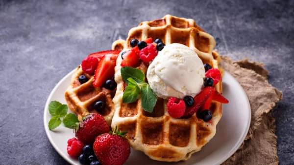 Evde waffle yapımı