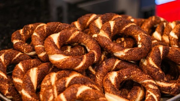 Evde simit yapımı